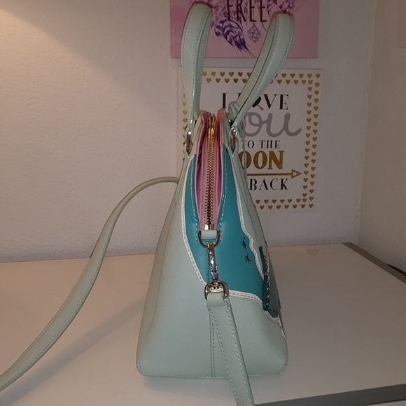 SOLD kate spade swamped alligator lottie satchel - Picture 3 of 8